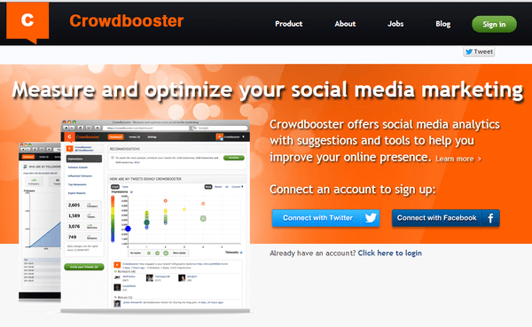 Crowdbooster social media marketing