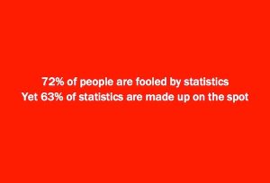 Lies, damn lies and marketing pseudo-statistics and their impact