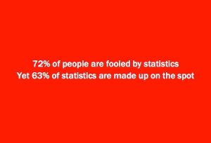 Lies, damn lies and marketing pseudo-statistics and their impact