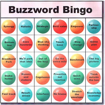 Buzzword bingo