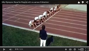 Silly olympics no sense of direction