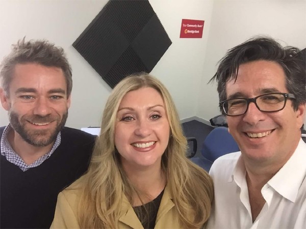 Simon Edwards, Jacki Mitchell, Darren Woolley