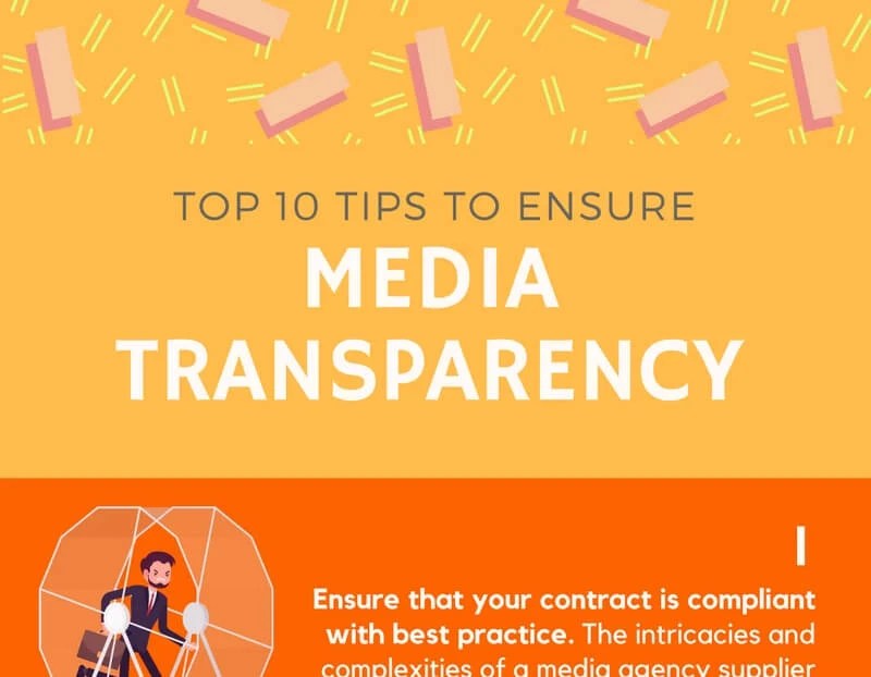 Top 10 tips to ensure media transparency – Infographic