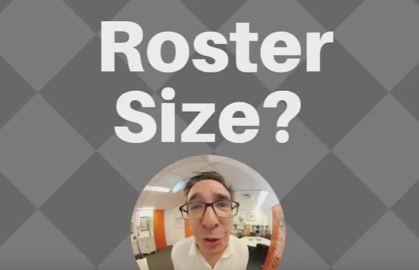 How many agencies is too many when it comes to roster size?