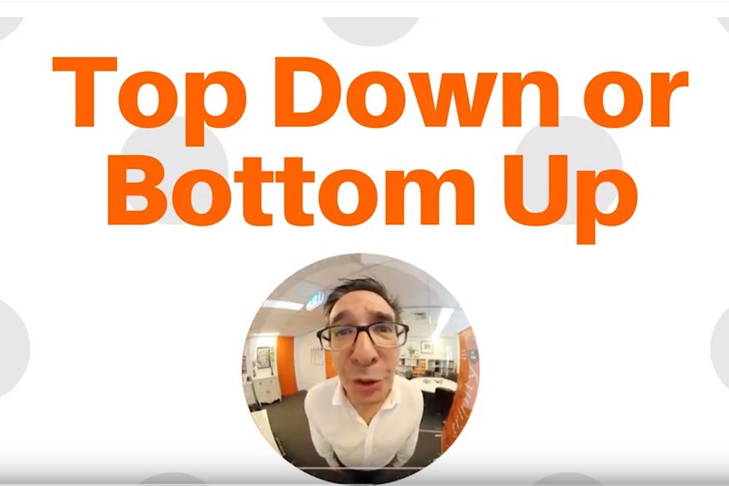Top down or bottom up budgeting