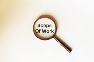 Common mistakes made when preparing a scope of work for the agency
