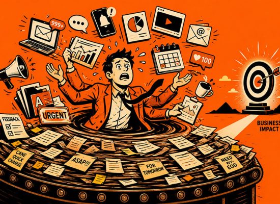 Why ‘Doing More with Less’ is Killing Marketing Effectiveness 2 Drawning in tasks