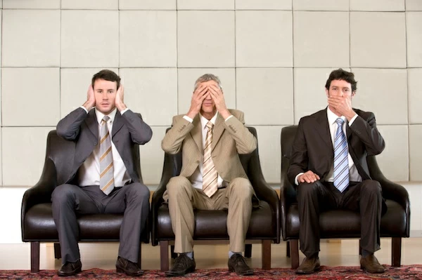 Three Wise Business Monkeys
