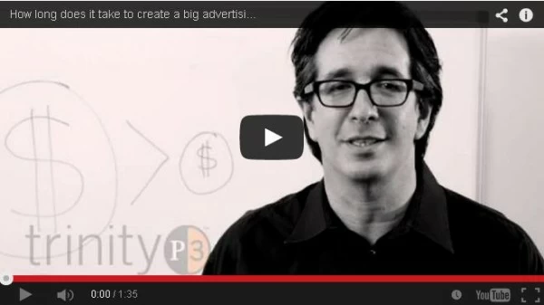 How long does it take to create a big advertising idea